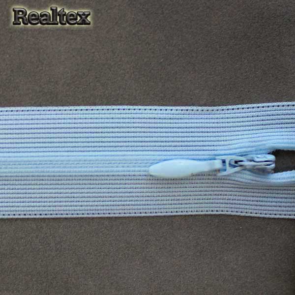  Молния потайная Т.3 50см цв.184 св.голубой