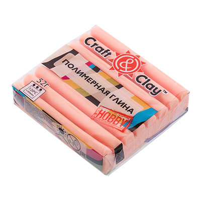 Полимерная глина CCH "Craft&Clay" (52гр) цв.1034 персик