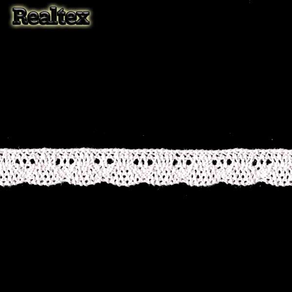 Кружево вязаное  13мм 13.01.103 цв.01 белый