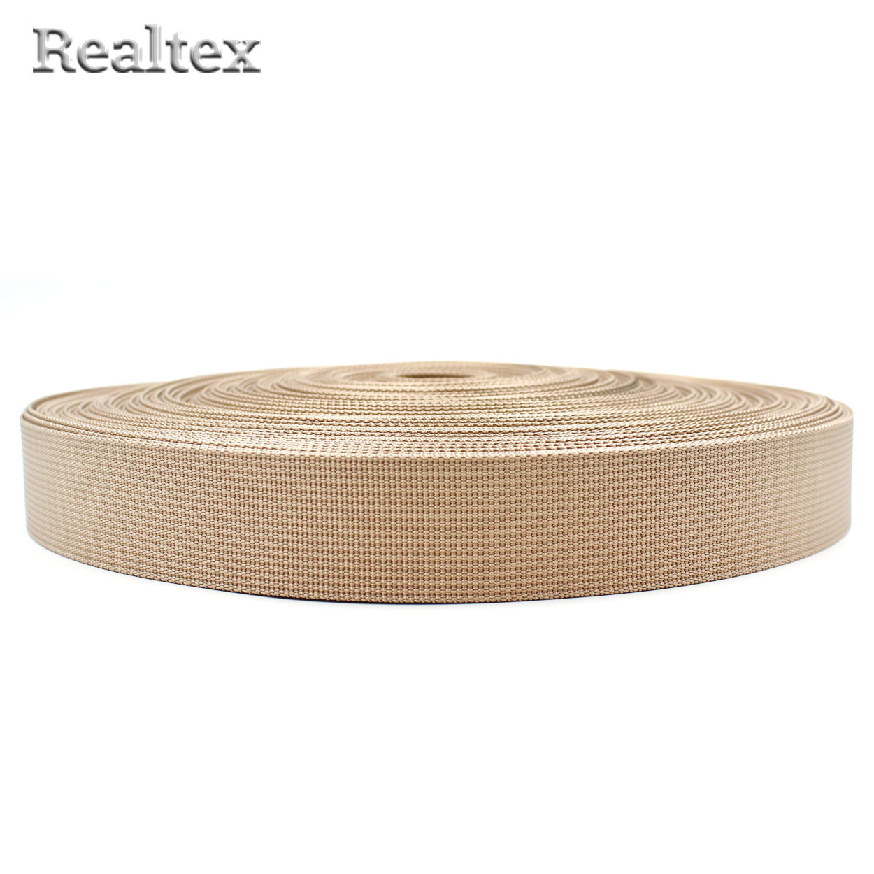  Лента ременная Realtex Premium 32мм (45,7м) цв.16 бежевый
