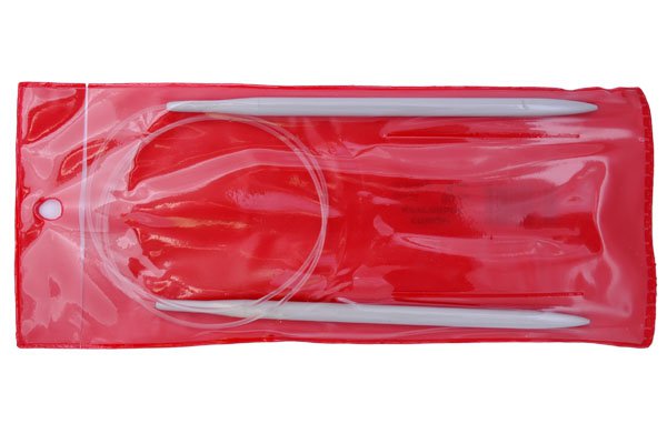Спицы тефлоновые круговые №6,0 Red 80см Maxwell