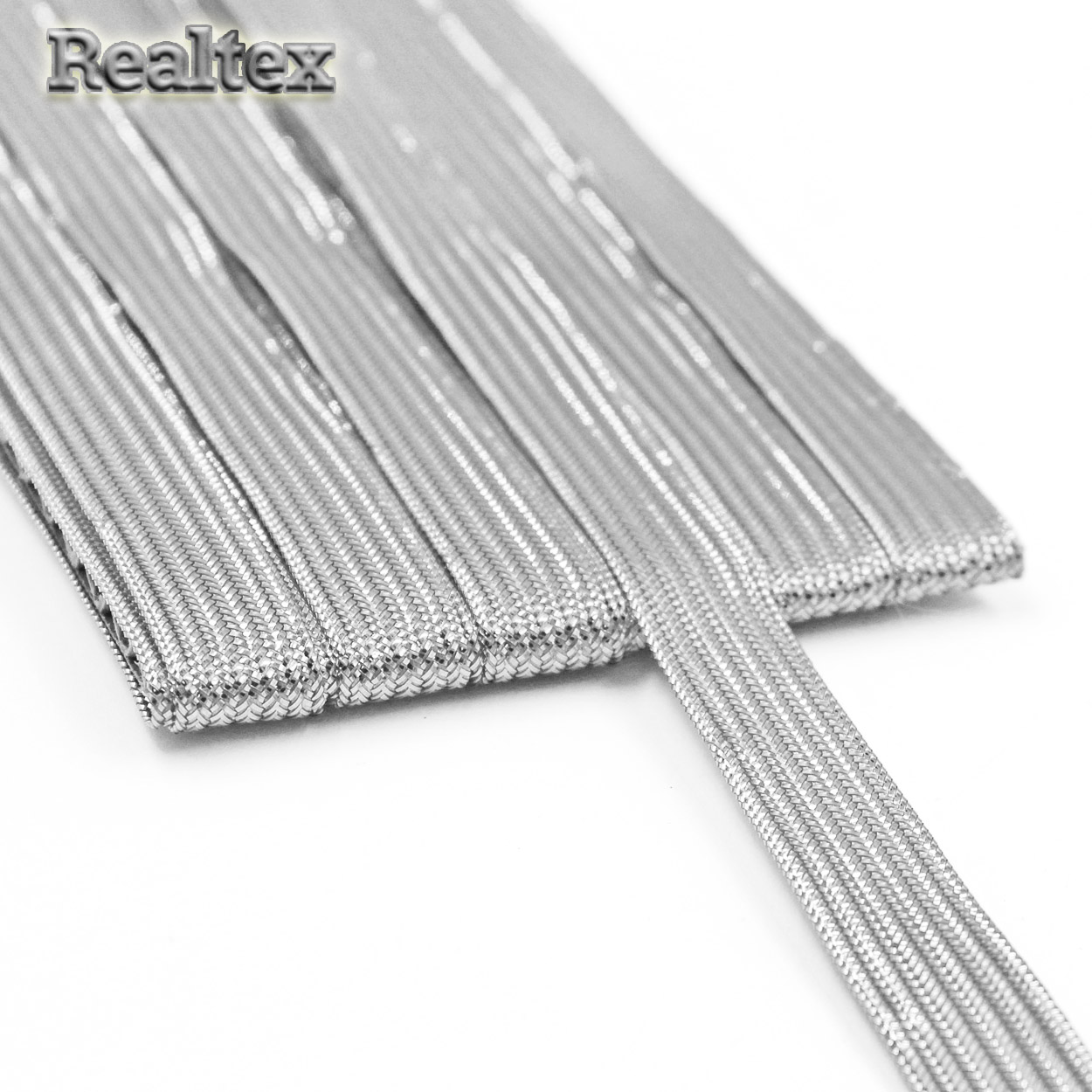 Галун R металлизированный 10мм (5м) цв.серебро