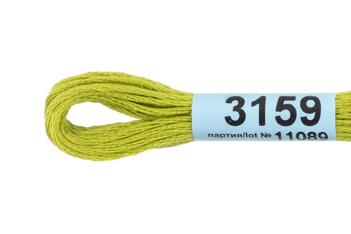 Мулине "Гамма" цв.3159 яр.салатовый