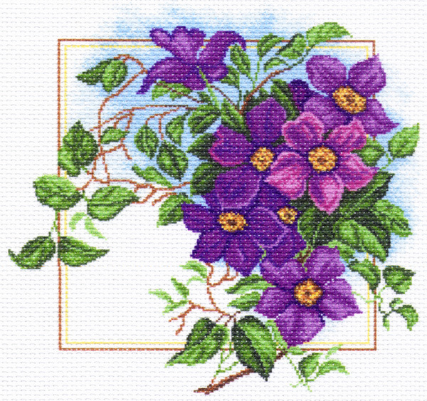 Рисунок на канве МП №1350 "Добрый вечер" 41х41см