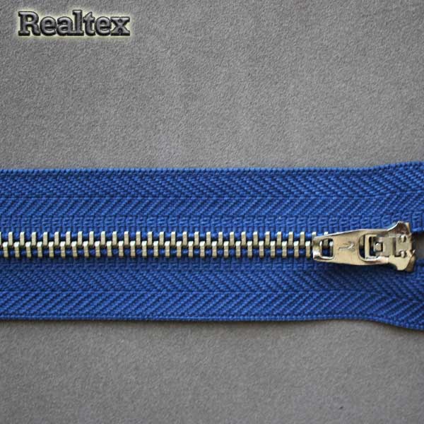 Молнии джинсовые JIN 4N никель 20см Т.4, неразъёмная №1 (10шт) цв.214 синий