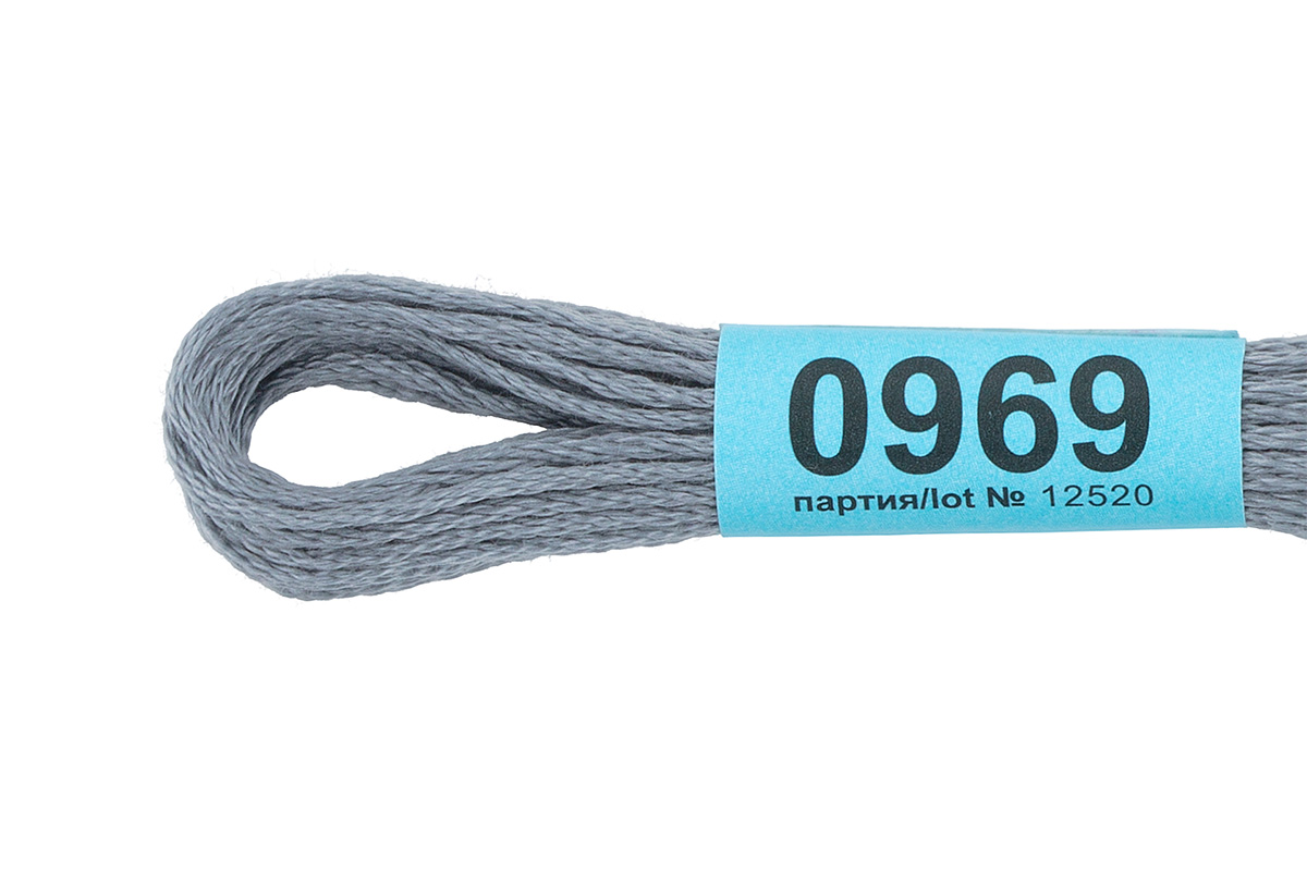 Мулине "Гамма" цв.0969 серый