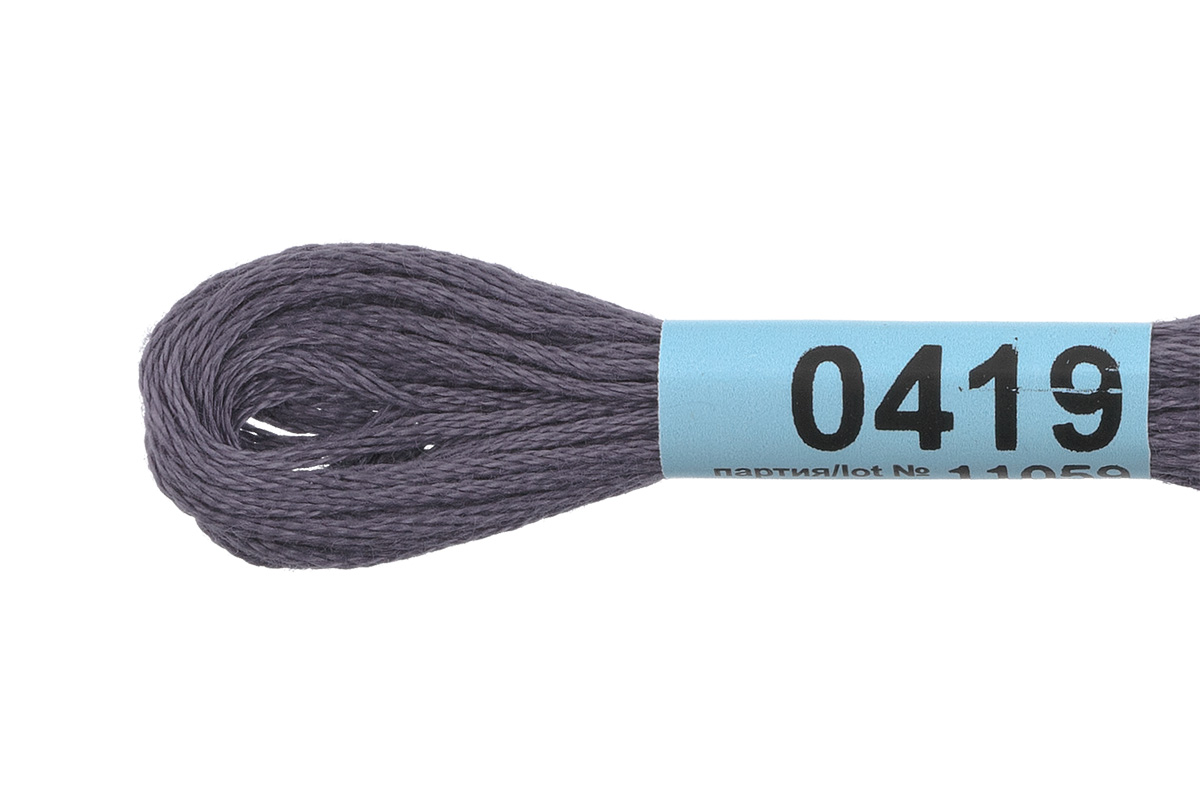 Мулине "Гамма" цв.0419 т.серый