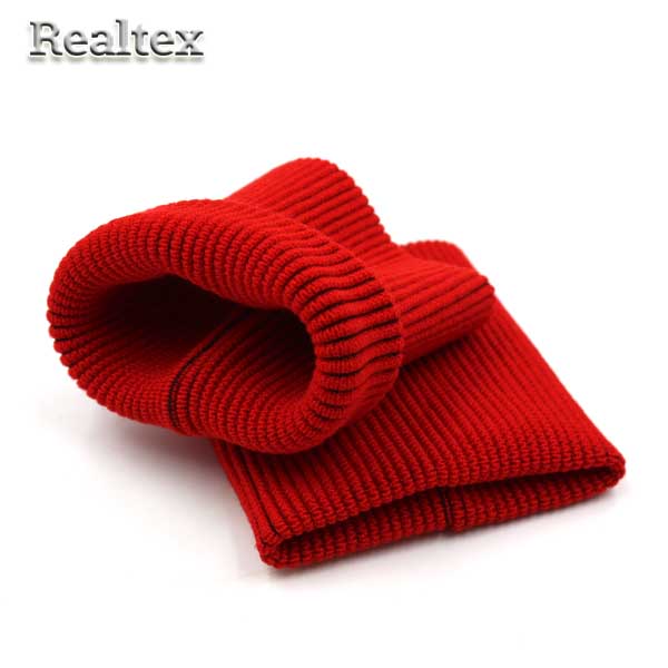 Манжет трикотажный АМ 8,5*7,5см 87%полиэфир+13%лайкра цв.красный