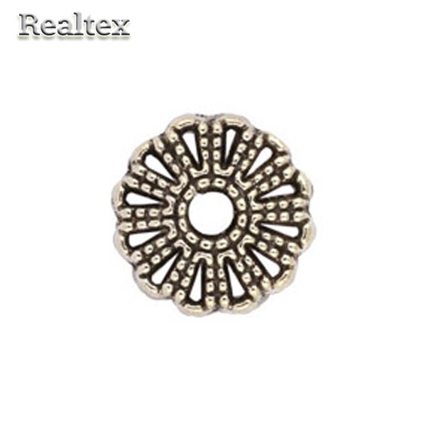 Розетка для бус "Zlatka" MFR-03 цв.античное серебро