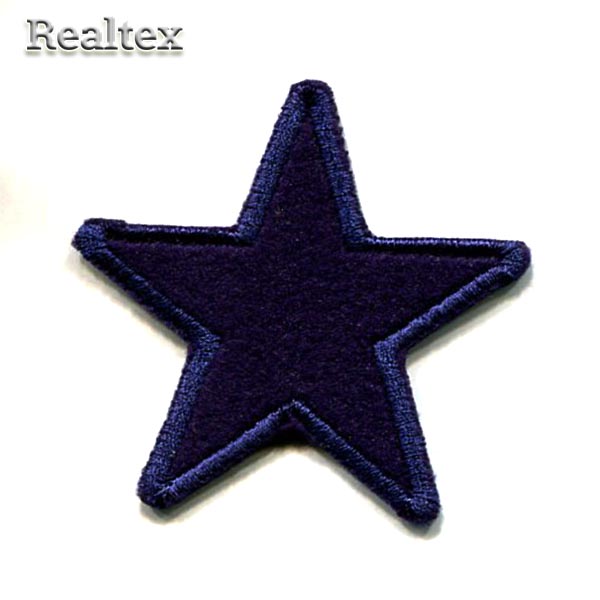 Термоаппликации 017Ф "Звезда" цв.синий
