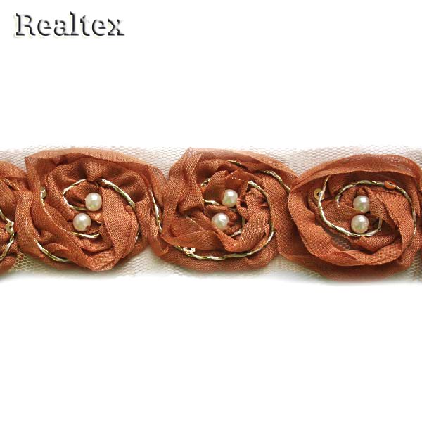 Тесьма CTZ 9616 50мм цв.4 бежевый