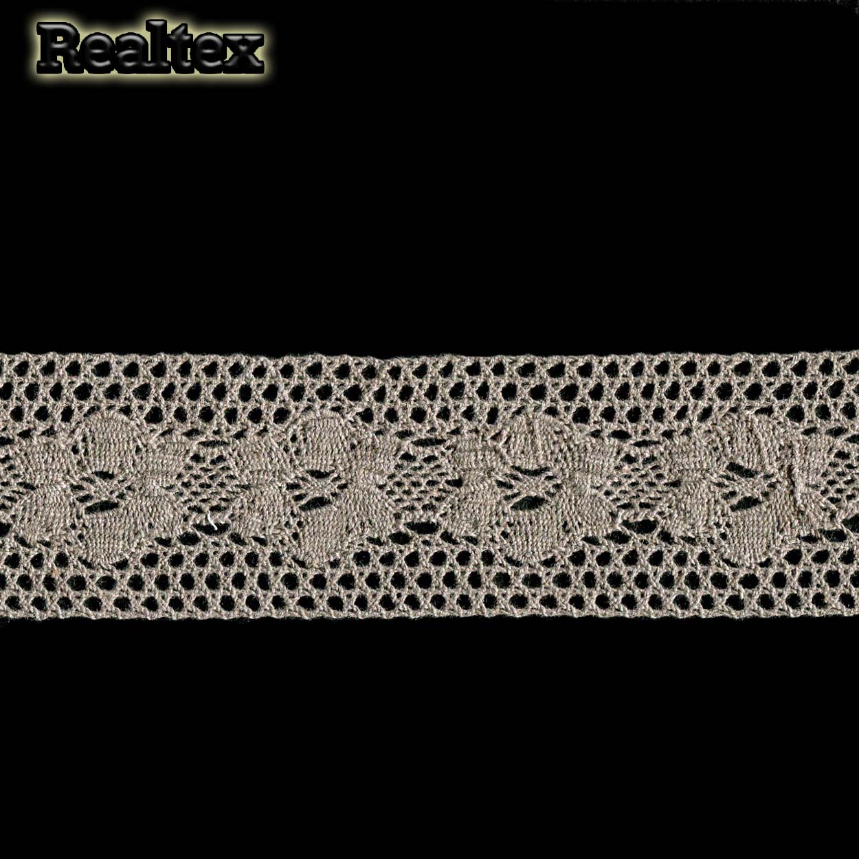 Кружево вязаное  50мм 50.01.169 цв.08 кофе