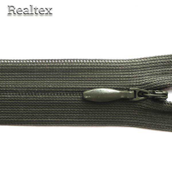  Молния потайная Т.3 50см цв.328 хаки