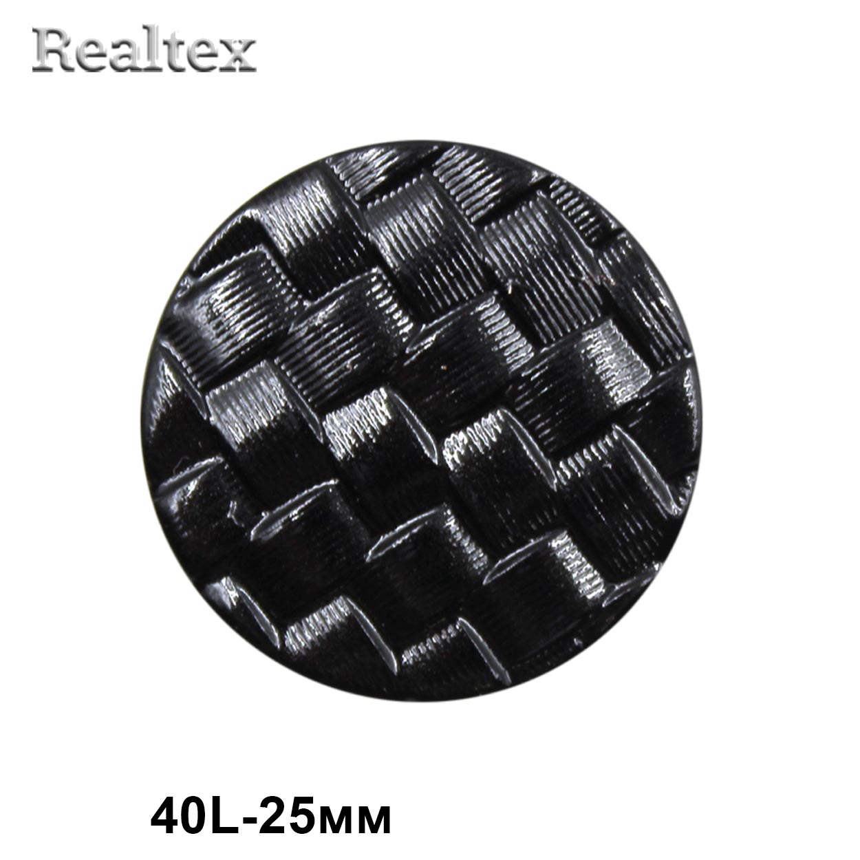 Пуговицы DA 5113 40L (36шт) цв.Black