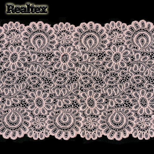 Кружево стрейч 205мм TBY YSTL00839 цв.154 розовый персик