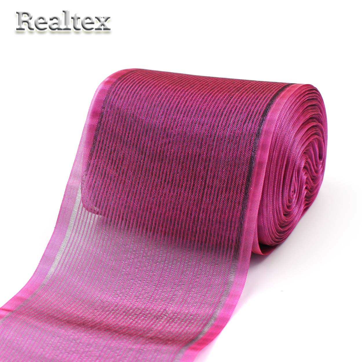 Лента капроновая  3501г17 80мм цв.фуксия