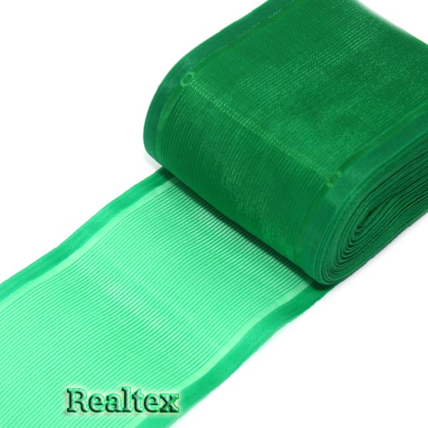 Лента капроновая 75мм с3501г17 цв.16 зеленый