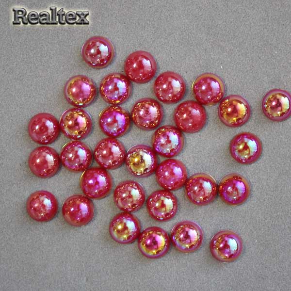 Полу-бусы 10мм (20гр) цв.АВ 10 красный