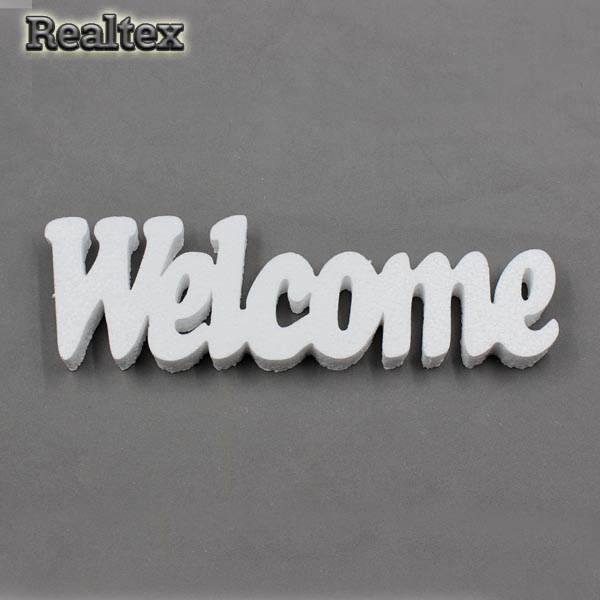 Заготовка для декорирования Слово "Welcome" 28см мод.13389 (1уп) (пенопласт пористый)