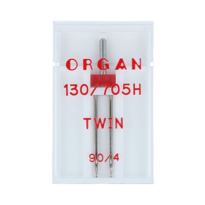 Иглы БШМ ORGAN двойные №90/4 в пенале