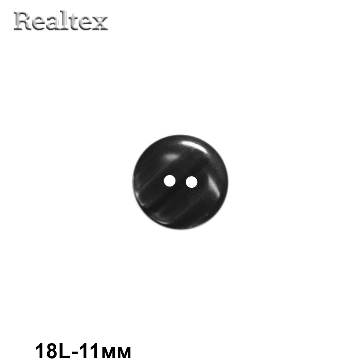 Пуговицы CX K-28 18L (144шт) цв.Black