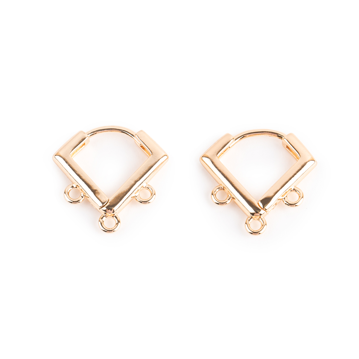 Швензы для серег "Zlatka" FMK-H20 (2шт) цв.02 золото