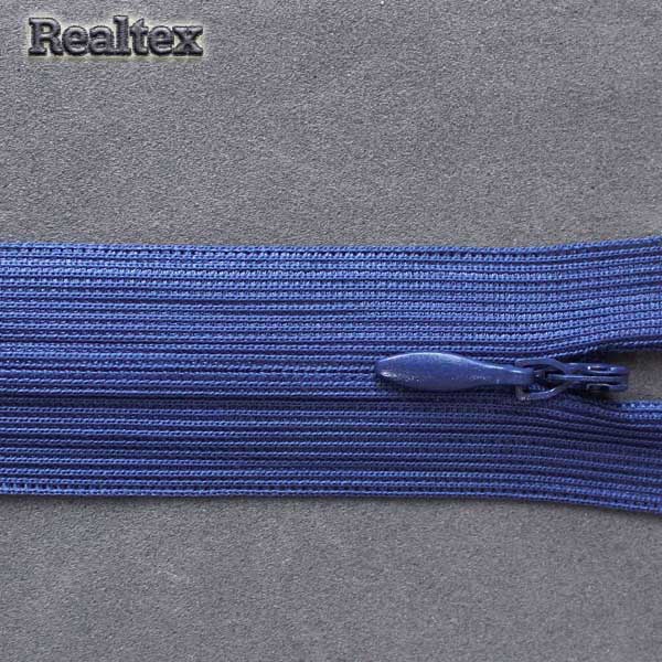  Молния потайная Т.3 60см цв.227 тёмно-синий 