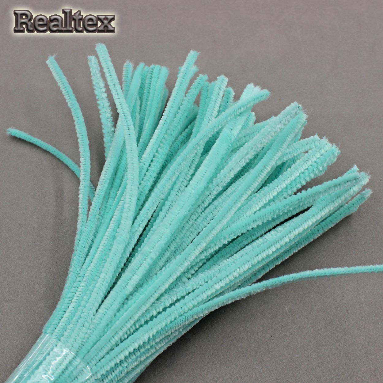 Проволока "Синель" RS для творчества d-6мм 30см (100шт) цв.MKL-04 мятный