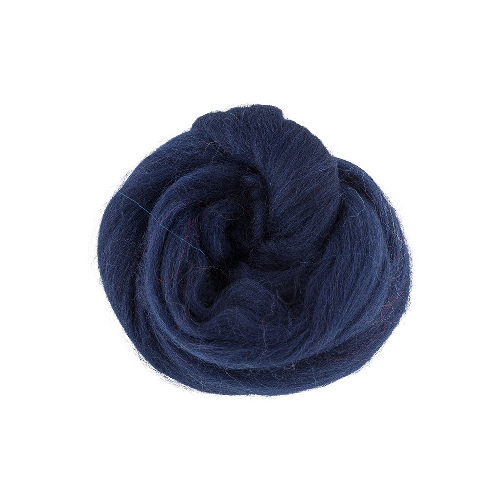 Шерсть для валяния TFS-050 полутонкая (50гр) цв.1608 джинсовый