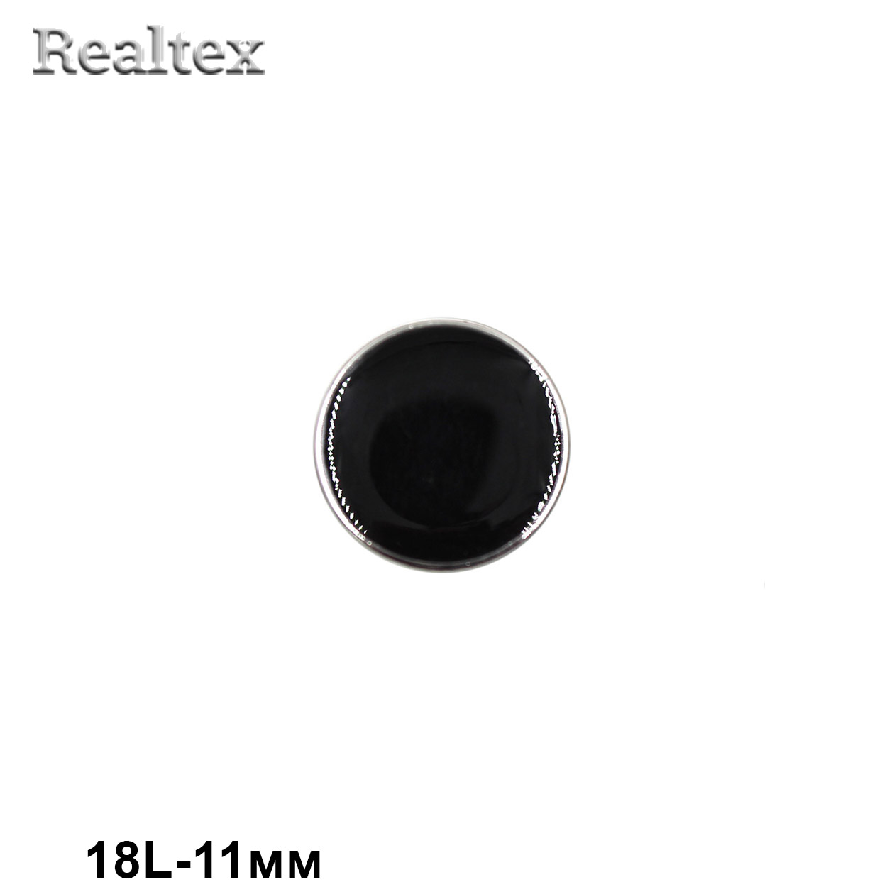 Пуговицы RB z-94 18L (36шт) цв.Black/S