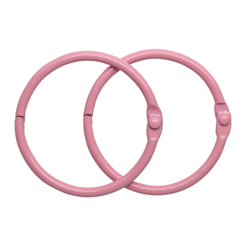 Кольца для альбомов 40мм 5AS-106 цв.розовый