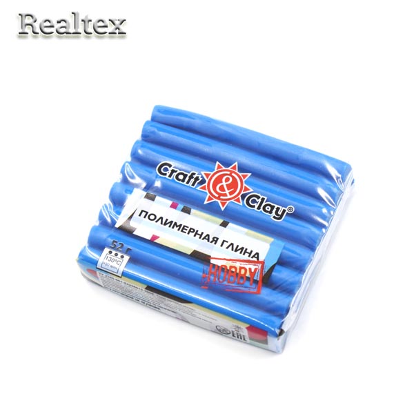 Полимерная глина CCH "Craft&Clay" (52гр) цв.1062 лазурный берег