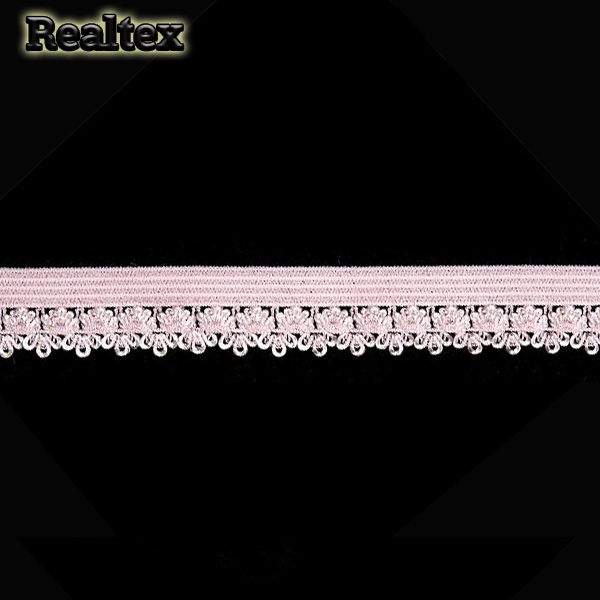 Резинка бельевая 12мм RB 01 цв.F133 нежно-розовый