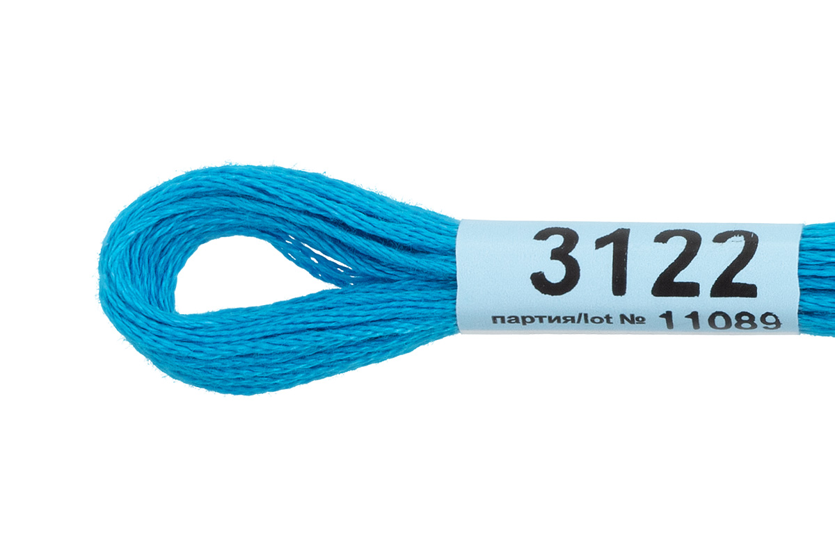 Мулине "Гамма" цв.3122 яр.голубой