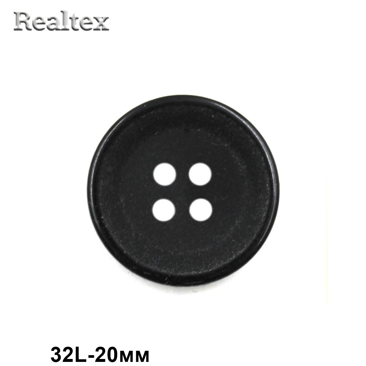 Пуговицы CN A095 32L (36шт) цв.Black