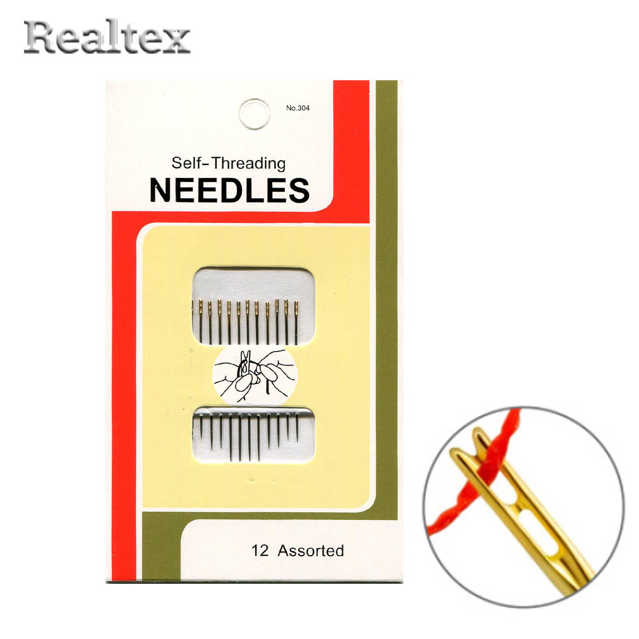 Иглы 304У Realtex (HN-07) для слабовидящих 