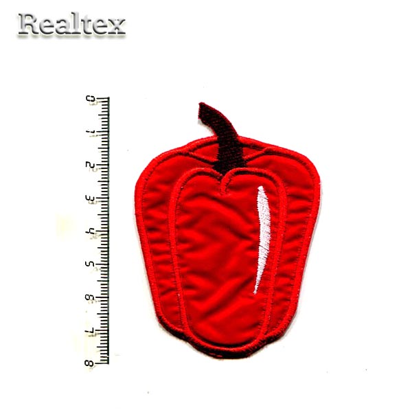 Термоаппликации детские 7020 "Перец" цв.красный