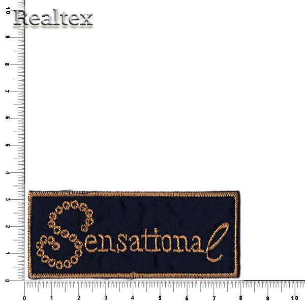 Термоаппликации 13791Р "Sensational" цв.черный/белый 