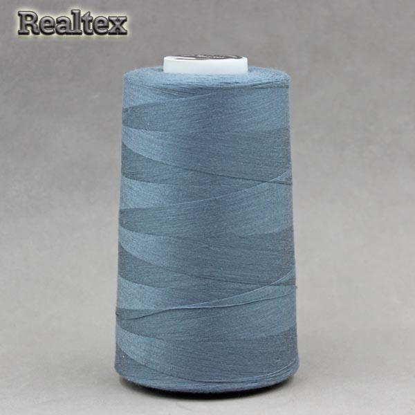 Нитки "Realtex" 40/2 (5000ярд) цв.343 серо-голубой 