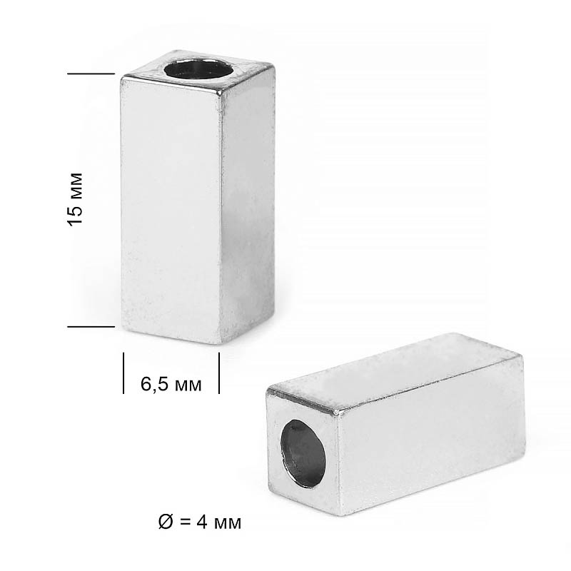 Наконечник металлический OR.0305-5376 (20шт) цв.никель 