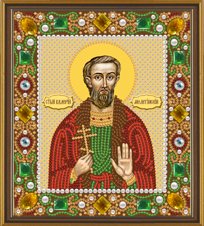 Набор для вышивания бисером НС Д 6107 "Святой Мученик Валерий"