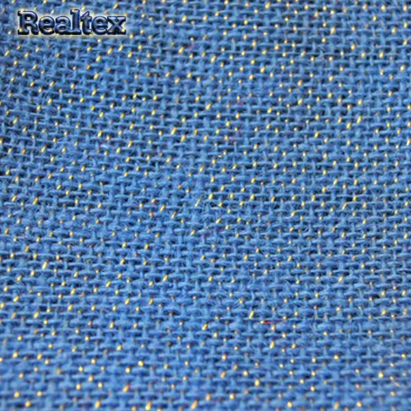 Ткань "Рогожка-02" 24335 цв.синий