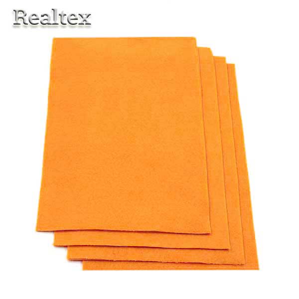 Фетр листовой мягкий FLT-S1 "IDEAL" цв.626 светло-оранжевый