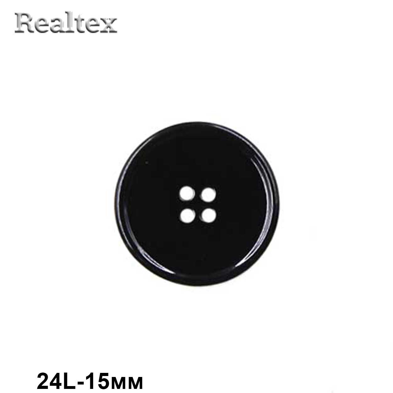 Пуговицы CB 3625 24L (72шт) цв.Blk-01