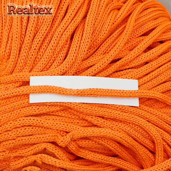 Шнур полипропиленовый 5мм цв.яр.оранжевый №17