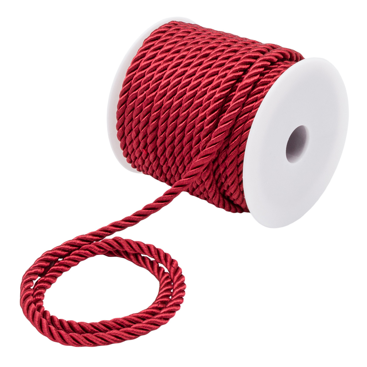 Шнур мебельный 5мм 1AS-168 цв.053 тёмно-красный