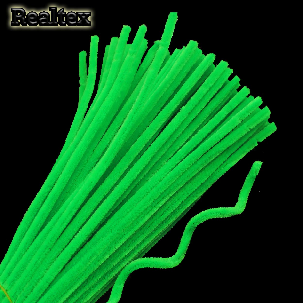 Проволока "Синель" Реалтекс для творчества N d-6мм 30см (100шт) цв.А-012 светло-зеленый