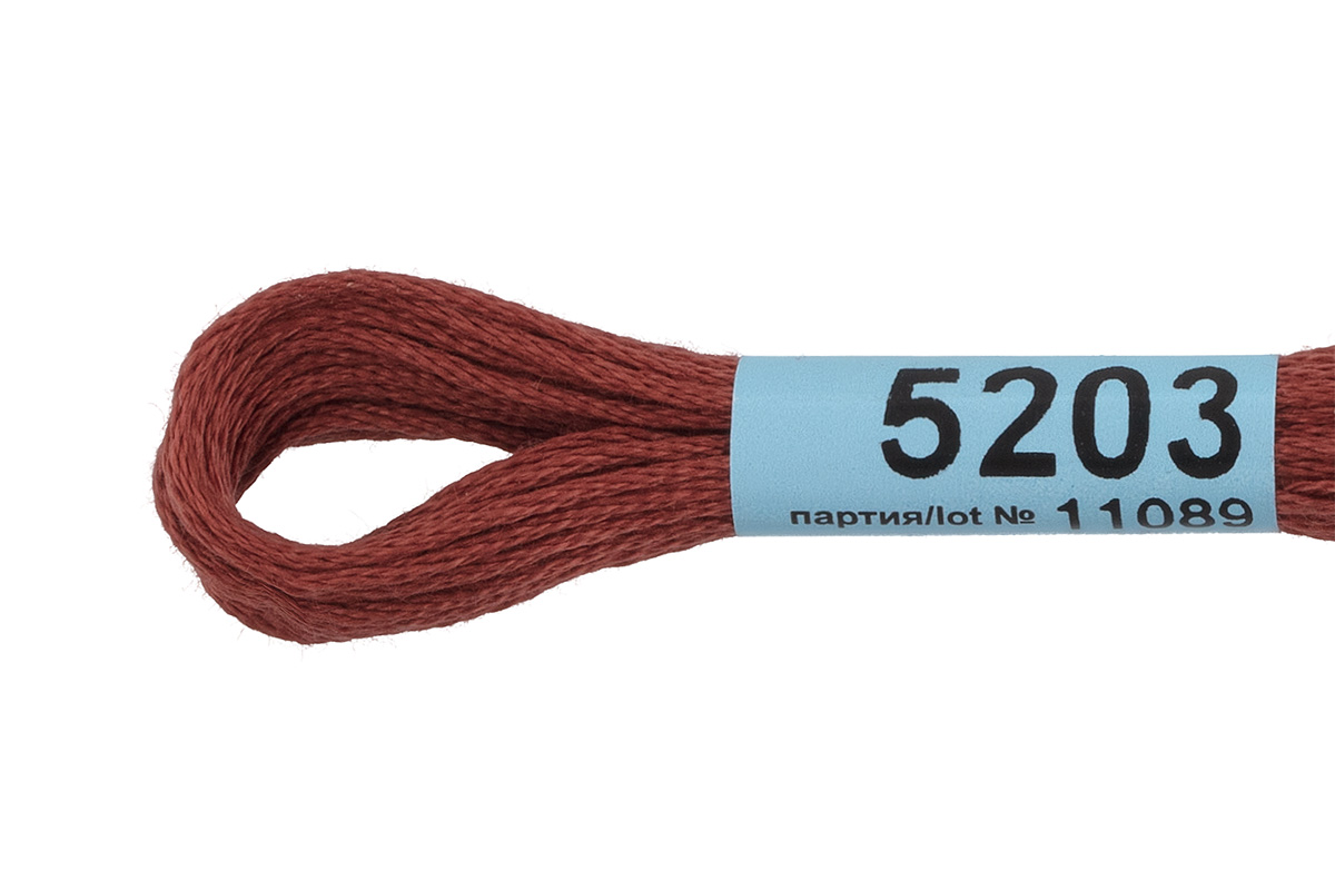 Мулине "Гамма" цв.5203 коричнево-красный