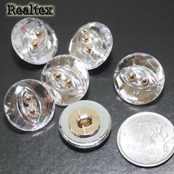 Пуговицы TI 2678 28L (36шт) цв.Gold