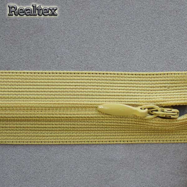  Молния потайная Т.3 50см цв.126/845Б бронзово-желтый